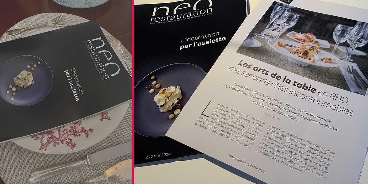 L'Art de la Table dans la revue "Néo-Restauration"